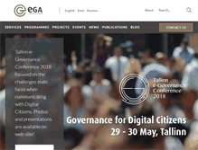 Tablet Screenshot of ega.ee